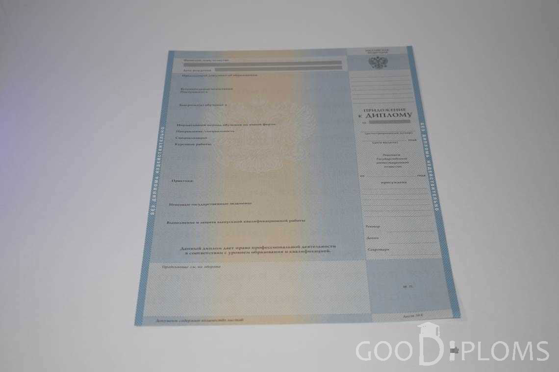 Приложение к Диплому Бакалавра в период c 2003 по 200 год - Павлодар