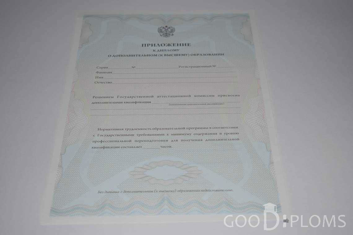 Приложение к Диплому МВА период выдачи 2011-2020 -  Павлодар